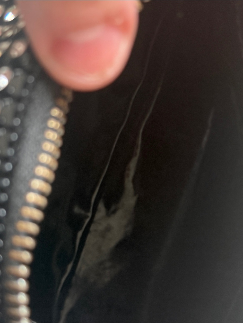 Vintage Black Rhinestone Embellished Crossbody Bag - Picture 13 of 13